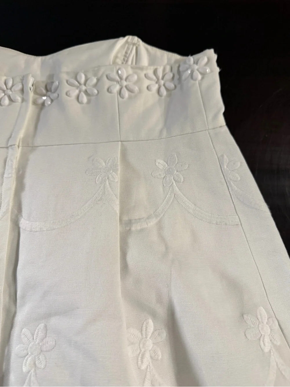 Lilly Pulitzer White Strapless Embroidered dress - Picture 13 of 16